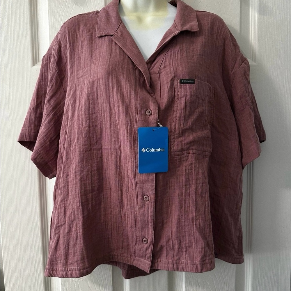 NWT Rust Columbia Holly Hideaway Breeze Top size XL